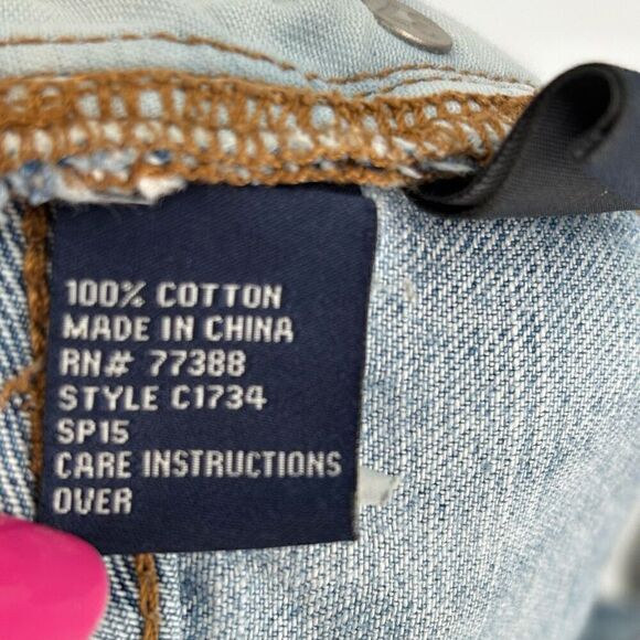 Madewell‎ Distressed Cuffed Denim Shorts Size 26 - Picture 5 of 6